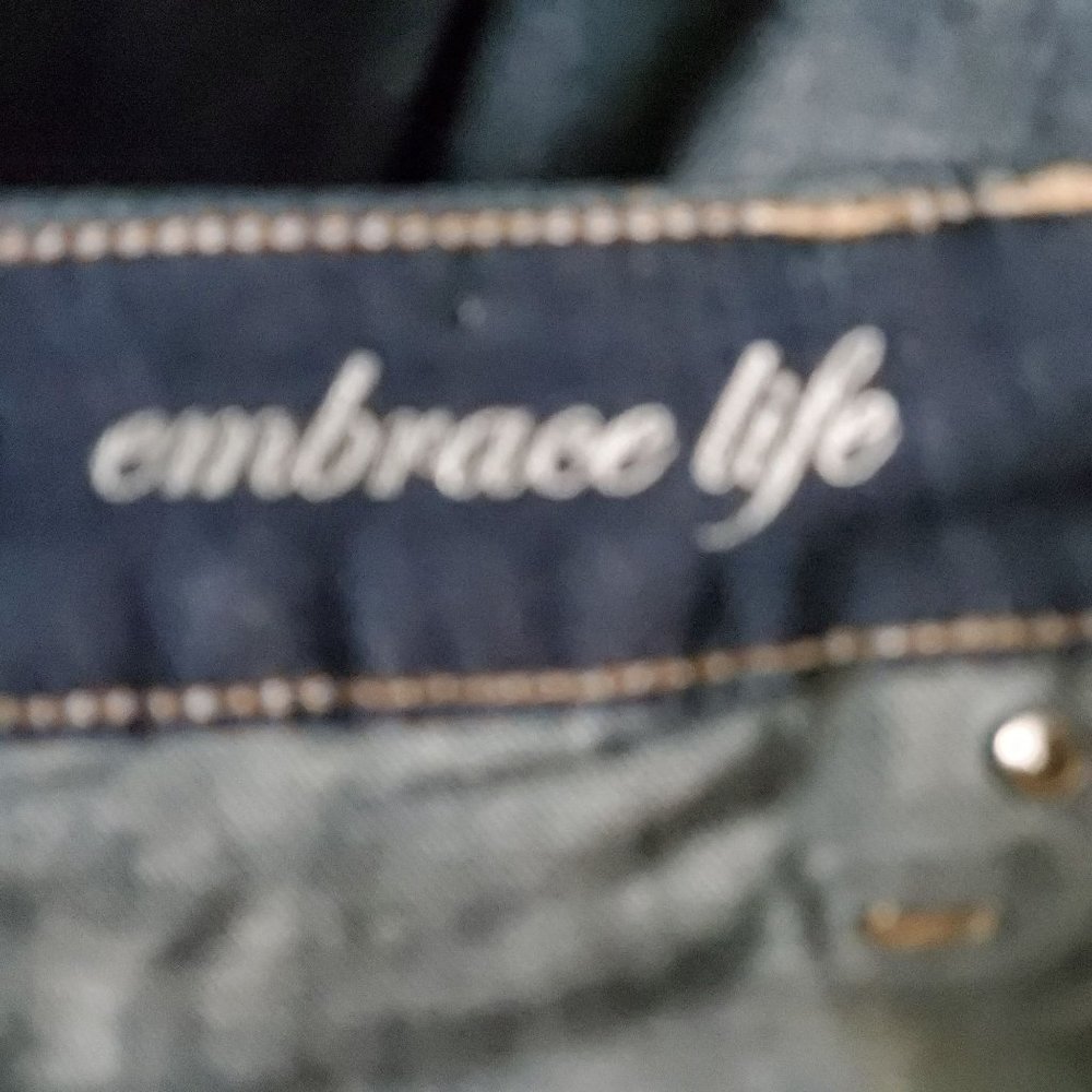 White House Black Market Women's Blue Medium Wash Embrace Life Denim Skirt Sz 2‎ - Picture 7 of 9